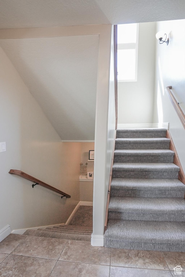 1901 S 1375 W, Syracuse, UT 84075 - stairs with baseboards and tile patterned floors