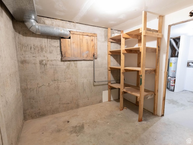 35 W 200 N, Aurora, UT 84620 - unfinished below grade area with water heater