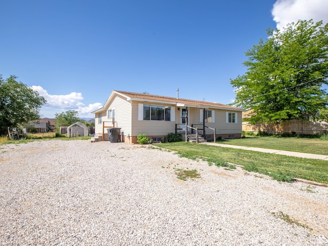 35 W 200 N, Aurora, UT 84620 - view of front of property with gravel driveway