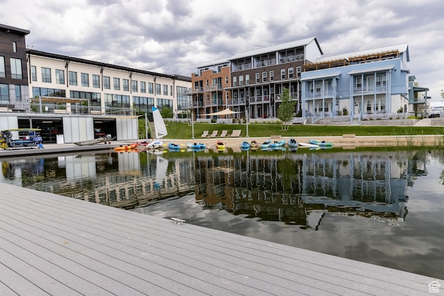 4937 W Calton Ln S, South Jordan, UT 84009 - dock featuring a water view
