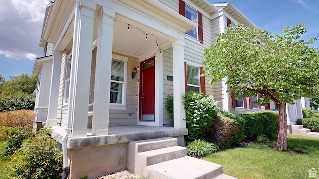 4937 W Calton Ln S, South Jordan, UT 84009 - property entrance with a porch