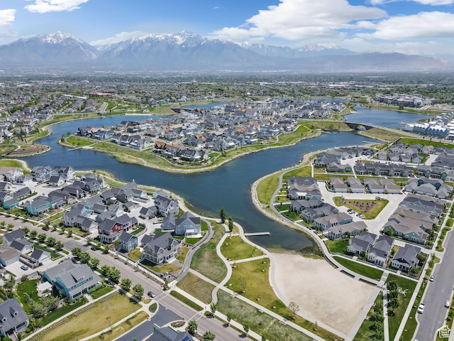 4937 W Calton Ln S, South Jordan, UT 84009 - view of property location with nearby suburban area and a water and mountain view