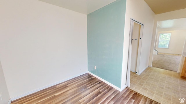 4937 W Calton Ln S, South Jordan, UT 84009 - unfurnished bedroom featuring baseboards, light wood-style floors, and a closet