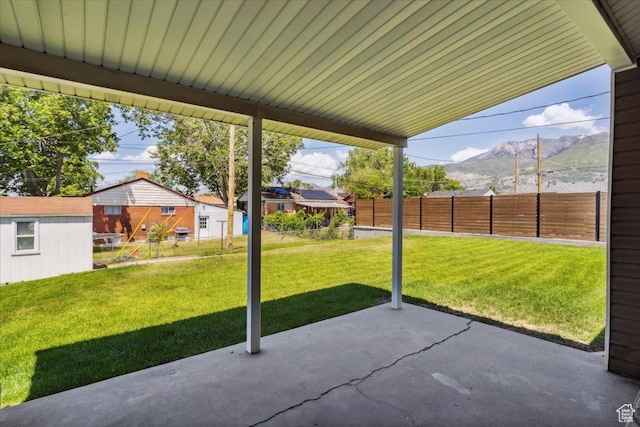 320 E 4600 S, Washington Terrace, UT 84405 - view of patio / terrace featuring a mountain view