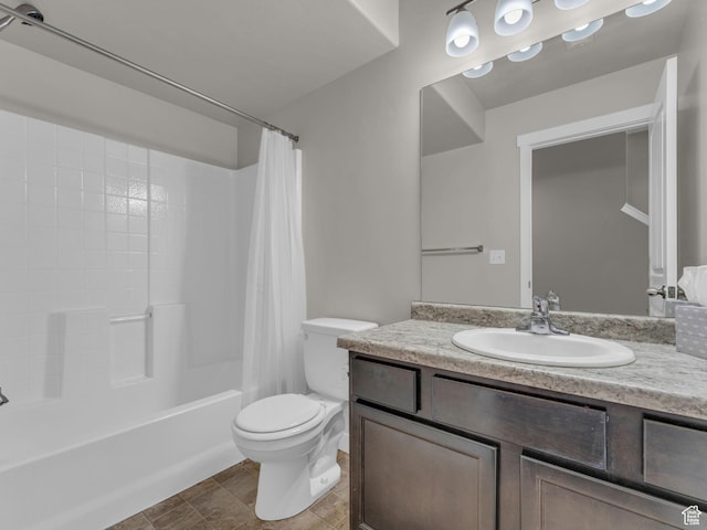 3671 W Sunrise Sky Ln Unit 1022, South Jordan, UT 84009 - full bath with toilet, vanity, and shower / bathtub combination with curtain