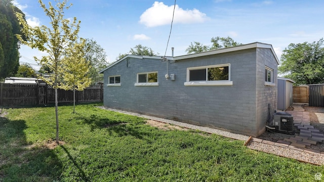 1276 W 1100 N, Salt Lake City, UT 84116 - view of side of property with central AC and brick siding