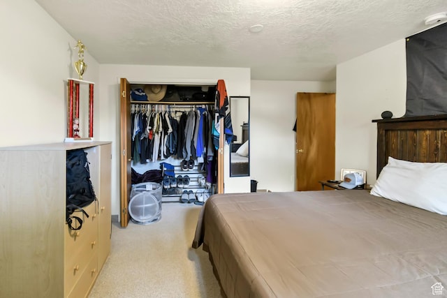 155 S 200 W, Gunnison, UT 84634 - carpeted bedroom with a closet and a textured ceiling