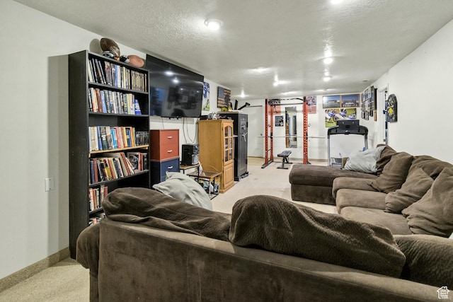 155 S 200 W, Gunnison, UT 84634 - living room featuring light colored carpet and baseboards