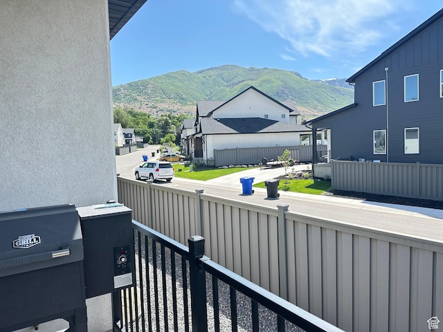 849 N Evelyn St W, Farmington, UT 84025 - balcony featuring a mountain view