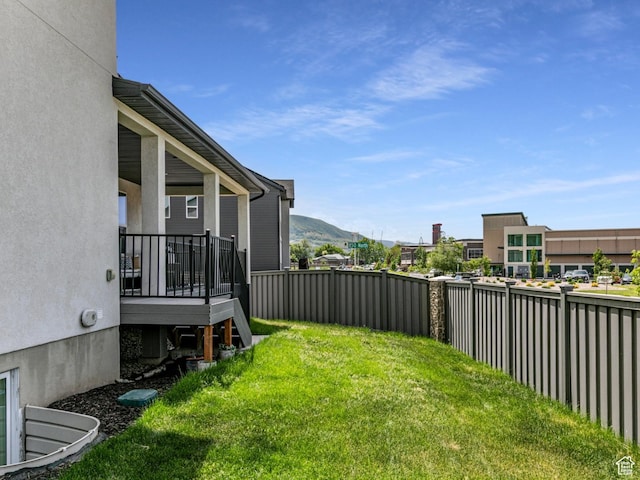 849 N Evelyn St W, Farmington, UT 84025 - view of yard featuring a mountain view