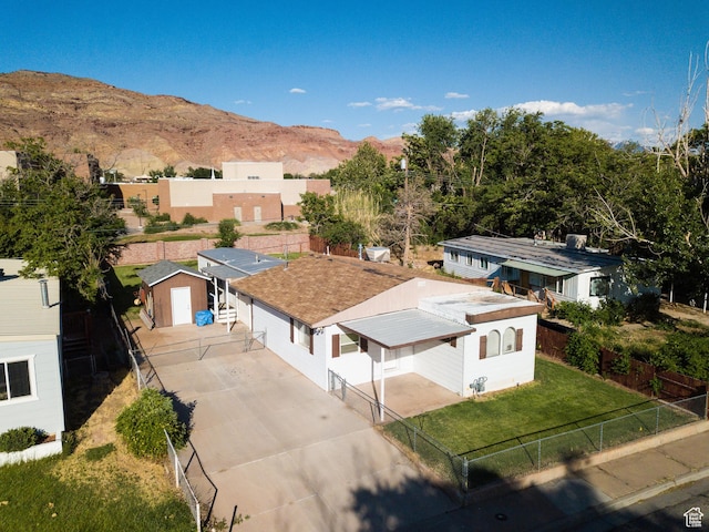 476 Cliffview Dr, Moab, UT 84532 - aerial view of a mountain backdrop