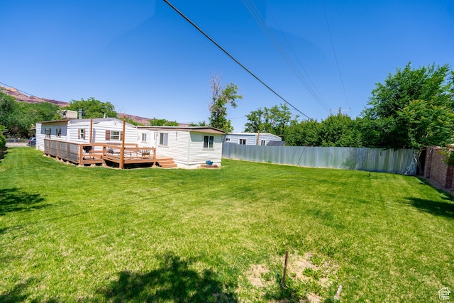476 Cliffview Dr, Moab, UT 84532 - view of yard featuring a deck