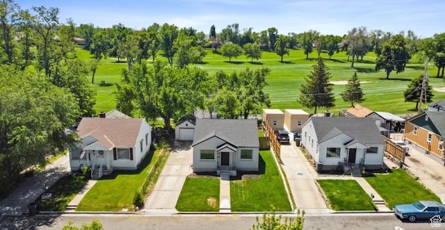 133 Country Club Dr, South Ogden, UT 84405 - aerial view of residential area with a tree filled landscape and a local golf course