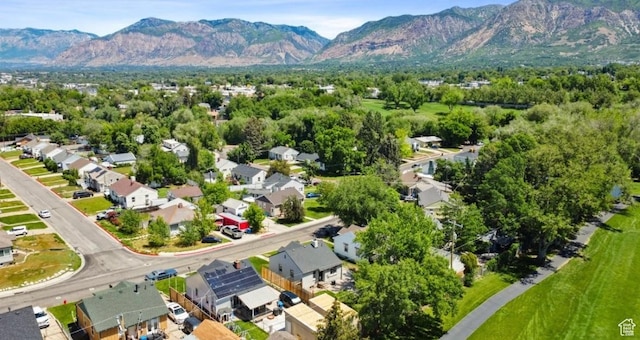 133 Country Club Dr, South Ogden, UT 84405 - aerial perspective of suburban area featuring a mountain backdrop