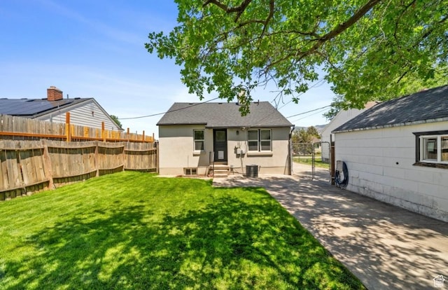 133 Country Club Dr, South Ogden, UT 84405 - back of house with stucco siding and entry steps