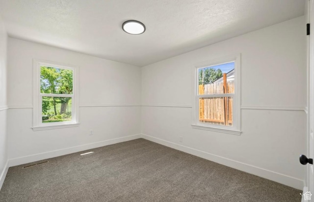 133 Country Club Dr, South Ogden, UT 84405 - empty room with healthy amount of natural light, carpet, baseboards, and a textured ceiling