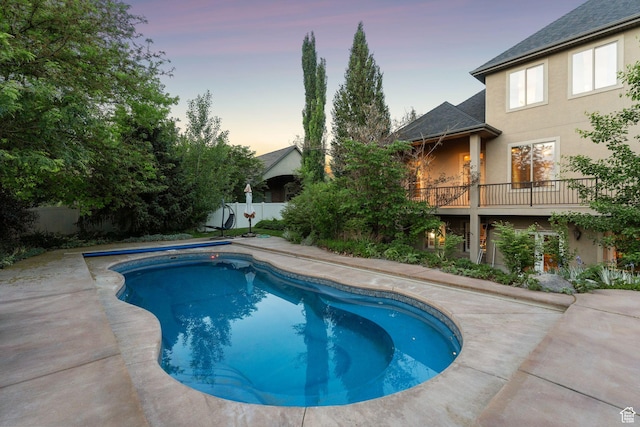 13302 S Corner Wood Dr E, Draper, UT 84020 - view of swimming pool with a fenced backyard and a patio