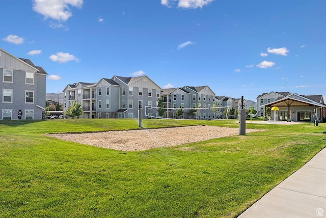 1128 S 820 E Unit 3301, Heber City, UT 84032 - surrounding community with a residential view, volleyball court, and a yard