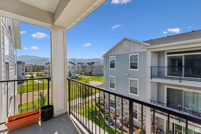 1128 S 820 E Unit 3301, Heber City, UT 84032 - balcony featuring a residential view and a mountain view