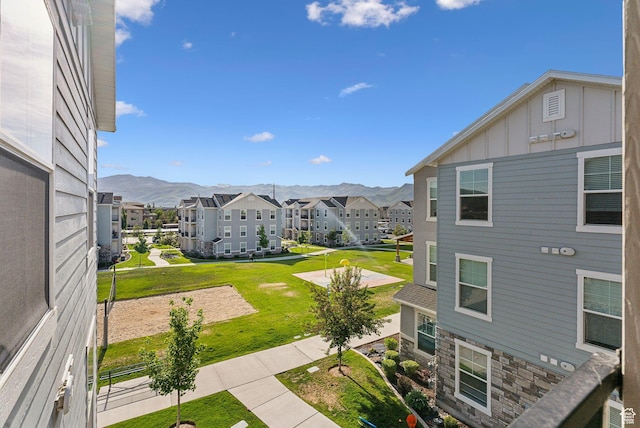 1128 S 820 E Unit 3301, Heber City, UT 84032 - view of grassy yard featuring a residential view and a mountain view