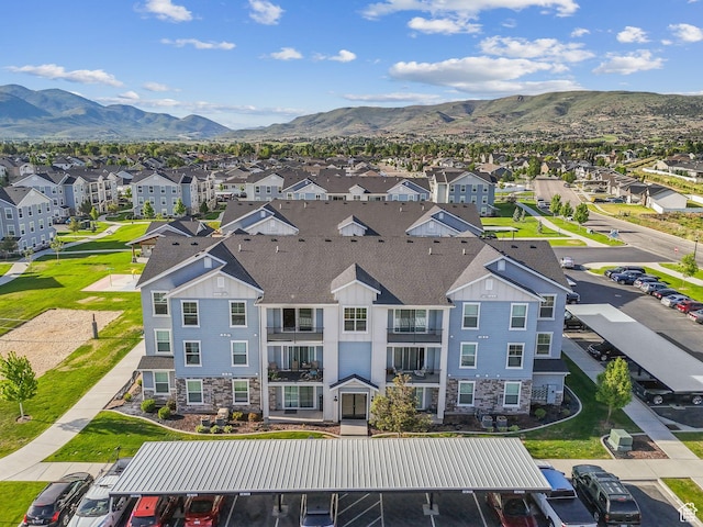1128 S 820 E Unit 3301, Heber City, UT 84032 - aerial perspective of suburban area featuring a mountainous background
