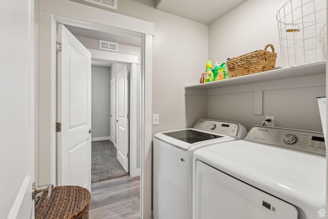 1128 S 820 E Unit 3301, Heber City, UT 84032 - laundry room featuring washing machine and clothes dryer and light wood finished floors