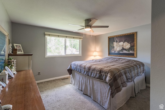 366 S 3240 W, Vernal, UT 84078 - carpeted bedroom featuring baseboards and a ceiling fan