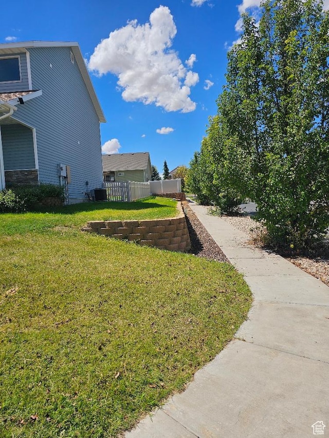 3788 S 410 W, Vernal, UT 84078 - view of yard with central AC unit