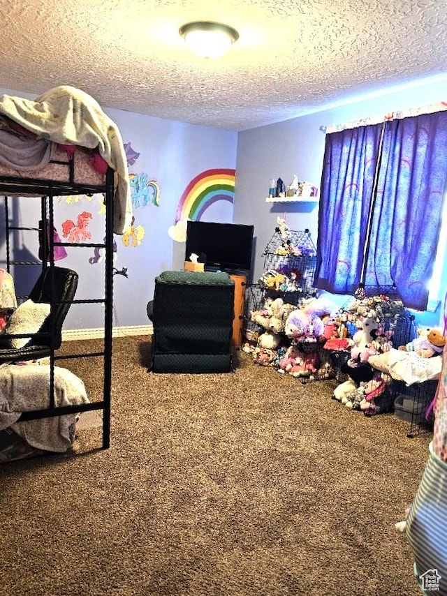 3788 S 410 W, Vernal, UT 84078 - carpeted bedroom with a textured ceiling