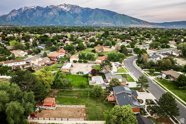 10297 S Weeping Willow Dr E, Sandy, UT 84070 - aerial view of residential area featuring mountains