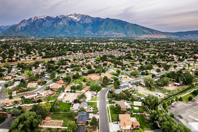 10297 S Weeping Willow Dr E, Sandy, UT 84070 - aerial perspective of suburban area featuring a mountain backdrop