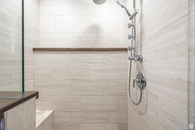 10297 S Weeping Willow Dr E, Sandy, UT 84070 - bathroom with a tile shower
