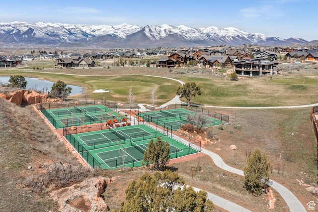 113 N Haystack Mountain Dr Unit 2, Heber City, UT 84032 - aerial perspective of suburban area featuring a water and mountain view and a golf club