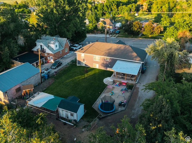45 N Center St, Hyrum, UT 84319 - aerial view of property and surrounding area