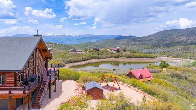 1551 Tree Top Ln Unit 360, Heber City, UT 84032 - view of mountain backdrop with a large body of water