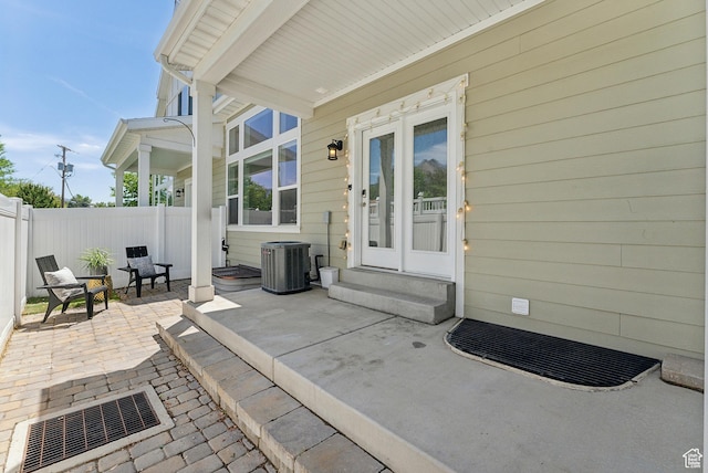 4269 S Haven Park Way, Holladay, UT 84124 - entrance to property featuring cooling unit and a patio