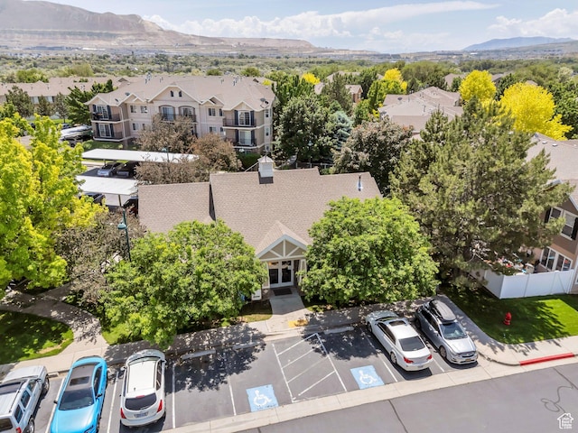 14069 S Rutherford Ave W, Bluffdale, UT 84065 - aerial perspective of suburban area with mountains