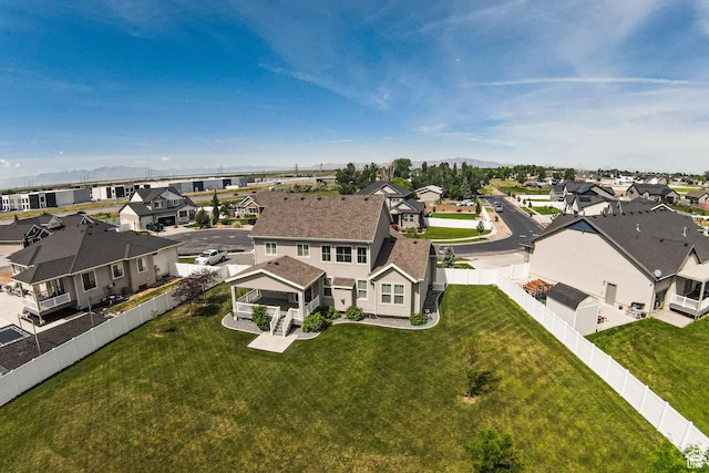 1065 S 425 W, Farmington, UT 84025 - aerial view of residential area with a mountain backdrop