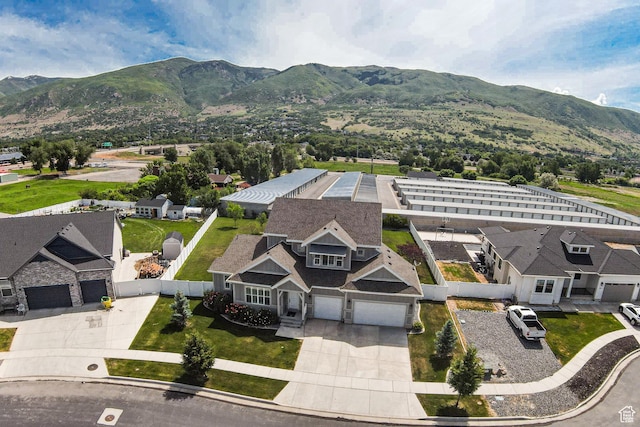 1065 S 425 W, Farmington, UT 84025 - aerial view of property and surrounding area featuring mountains