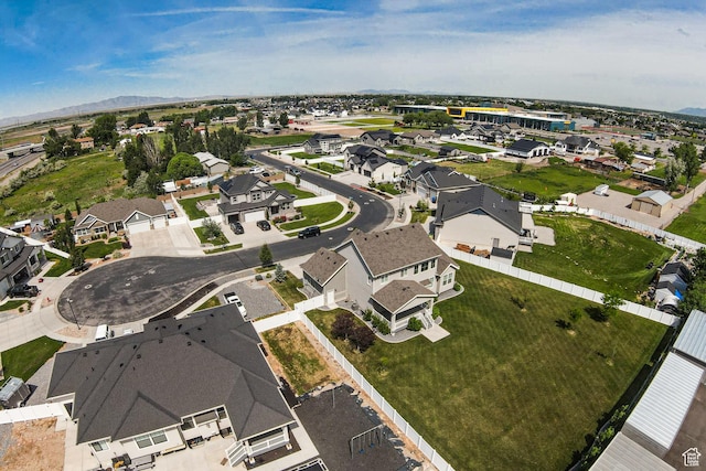 1065 S 425 W, Farmington, UT 84025 - aerial overview of property's location featuring nearby suburban area and a mountain backdrop