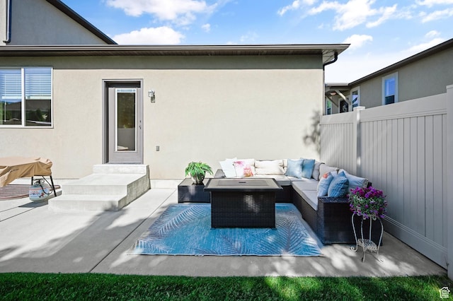 658 S 150 E, Smithfield, UT 84335 - view of patio / terrace featuring outdoor lounge area