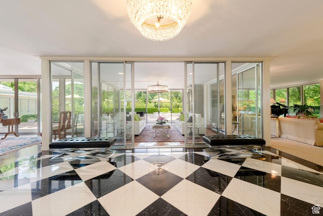 2285 E Cottonwood Cir, Holladay, UT 84117 - lobby featuring floor to ceiling windows