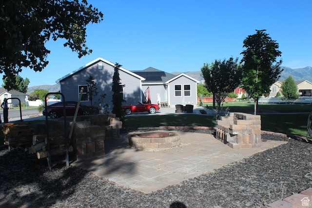 730 S 300 W, Garland, UT 84312 - view of yard with an outdoor fire pit and a patio