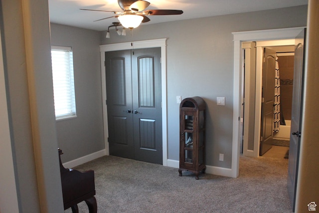 730 S 300 W, Garland, UT 84312 - bedroom featuring carpet floors, baseboards, a closet, and ceiling fan