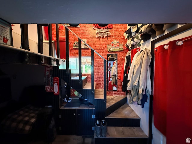 730 S 300 W, Garland, UT 84312 - interior space featuring brick wall