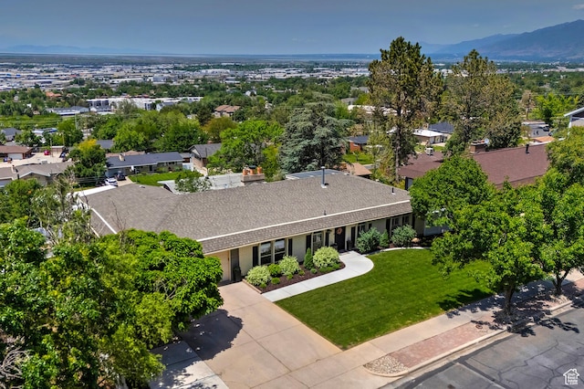 96 S 350 E, North Salt Lake, UT 84054 - drone / aerial view of a mountain backdrop