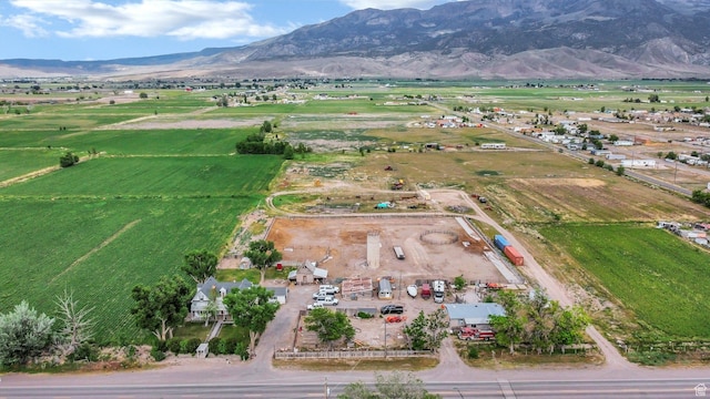 1031 S Brooklyn Rd, Elsinore, UT 84724 - aerial overview of property's location featuring rural landscape and a mountain backdrop