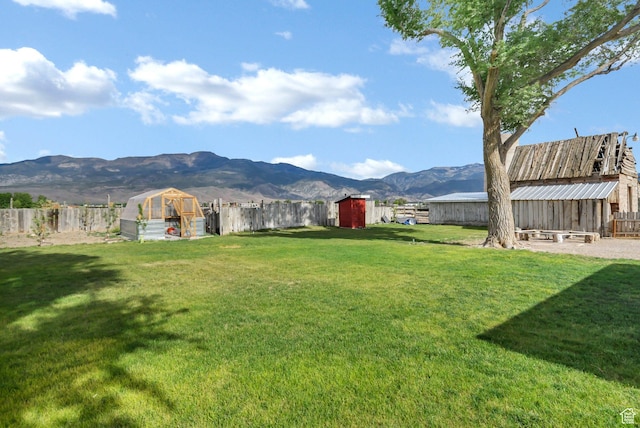 1031 S Brooklyn Rd, Elsinore, UT 84724 - view of yard with a mountain view