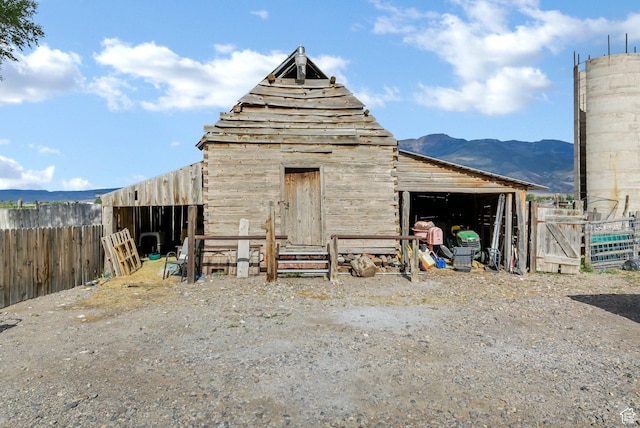 1031 S Brooklyn Rd, Elsinore, UT 84724 - view of barn with a mountain view