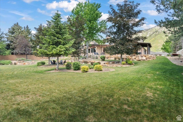 3 Dawn Hill Dr, Sandy, UT 84092 - view of yard with a mountain view